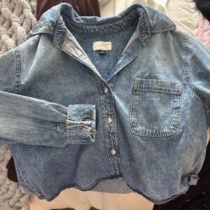 Universal Thread Blue Denim Top